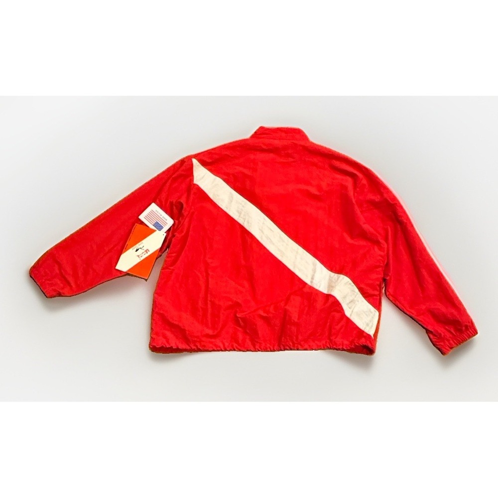 Uzzi Dive Gear Flag Windbreaker Jacket Size L/XL Surf New With Tags 80s 90s